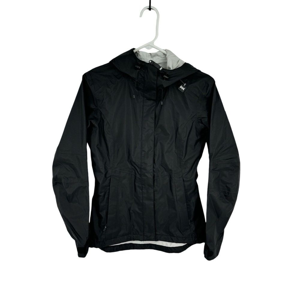 Helly Hansen black lightweight windbreaker Rain Resistant Polyester Size Small
